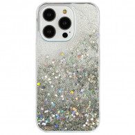 Coque IPhone 13 Pro Green Lion à Paillettes Silver