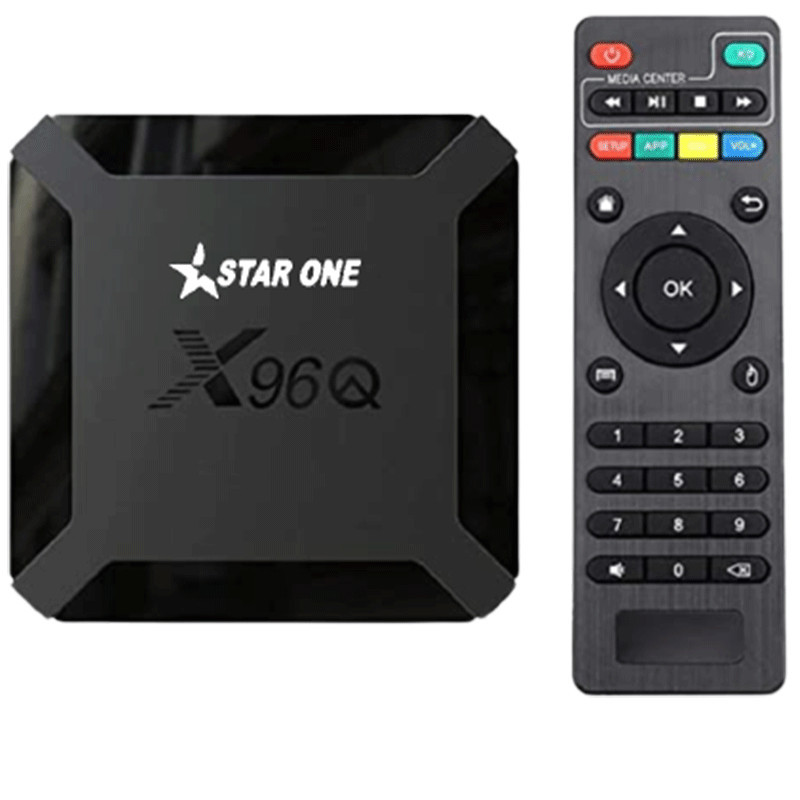 Box Android TV Star One X96Q 4K 2Go 16Go Noir en Tunisie Box Android TV Star One X96Q 4K 2Go 16Go Noir en Tunisie