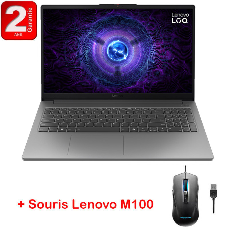 Pc Portable Gamer Lenovo LOQ 15IRX9 i5 12Gén 24Go 512Go SSD Windows 11 en Tunisie