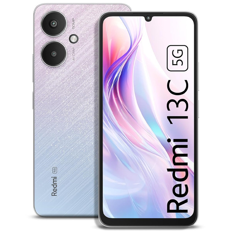Smartphone Xiaomi Redmi 13C 5G 8Go 256Go Silver en Tunisie Smartphone Xiaomi Redmi 13C 5G 8Go 256Go Silver en Tunisie