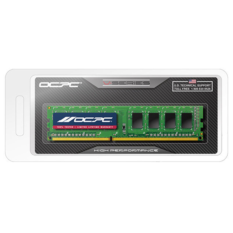 Barette Mémoire OCPC V-Series 8Go DDR3 1600Mhz U-DIMM En Tunisie