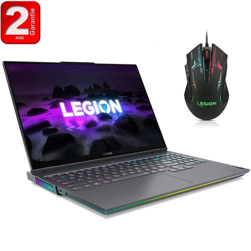 Pc Portable Lenovo Légion 7 16ACHG6 AMD Ryzen 9 32Go 1To SSD Gris (82N600P5FG) En Tunisie
