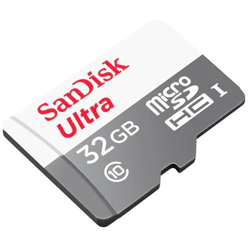 Carte Mémoire Sandisk Ultra MicroSDHC 32Go Gris en Tunisie