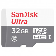 Carte Mémoire Sandisk Ultra MicroSDHC 32Go Gris en Tunisie