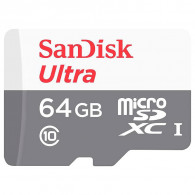 Carte Mémoire Sandisk Ultra MicroSDXC 64Go Gris en Tunisie
