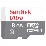 Carte Mémoire Sandisk Ultra 8Go Micro SD Avec Adaptateur