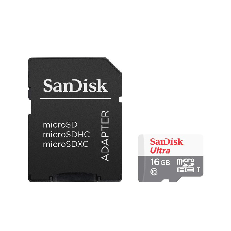 Carte mémoire SanDisk Ultra microSD 16 Go en Tunisie