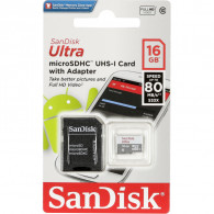 Carte mémoire SanDisk Ultra microSD 16 Go en Tunisie Carte mémoire SanDisk Ultra microSD 16 Go en Tunisie