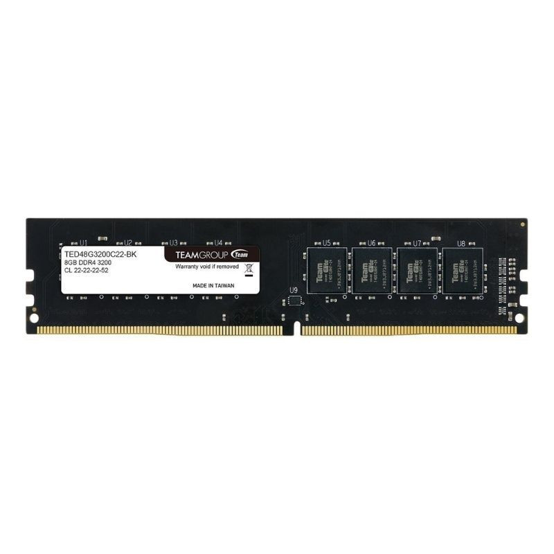 Barrette Memoire Team Group 8Go DDR4 3200 Mhz  En Tunisie
