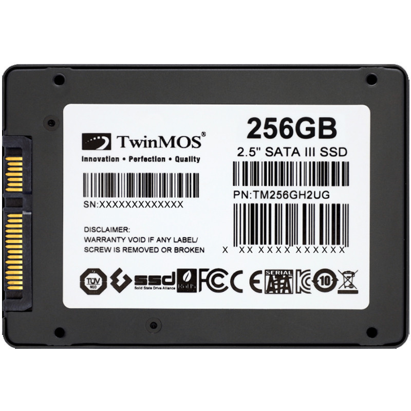 Disque Dur SSD TwinMOS H2 256Go 2.5" Sata III En Tunisie Disque Dur SSD TwinMOS H2 256Go 2.5" Sata III En Tunisie