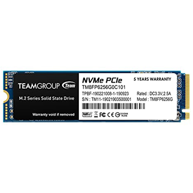 Disque Dur Interne SSD Team Group M.2 MP33 256 Go (TM8FP6256G0C101) En Tunisie