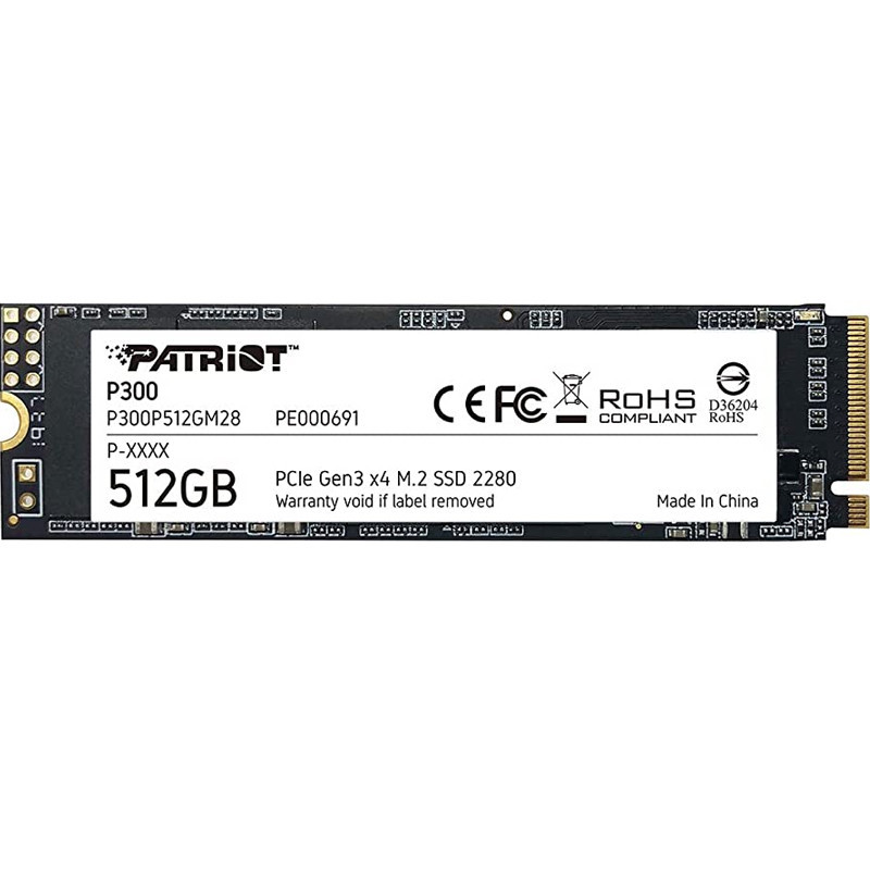 Disque Dur Interne Patriot P300P512GM28 SSD 512Go Nvme En Tunisie