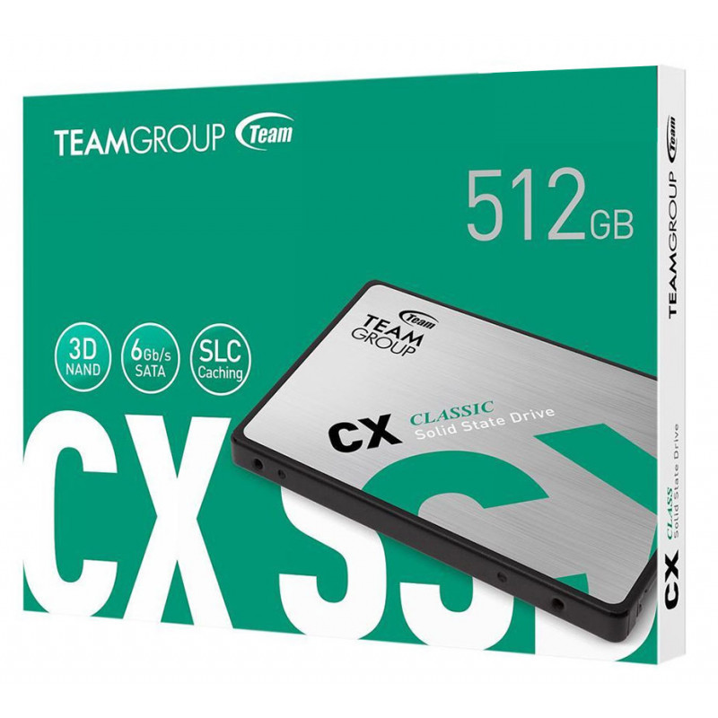 Disque Dur Interne SSD Team Group CX2 512Go 2.5" SATA III En Tunisie