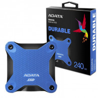 Disque Dur Externe ADATA SD600Q 240Go SSD USB 3.2 Bleu