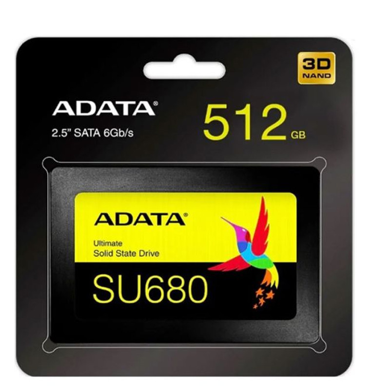 Disque Dur SSD Interne ADATA SU680 512 Go 2.5'' SATA - Noir En Tunisie