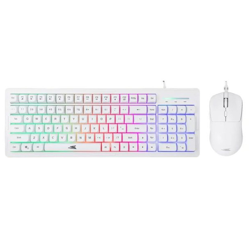 Pack Gamer Clavier & Souris Baracuda Orca BGC Blanc En Tunisie Pack Gamer Clavier & Souris Baracuda Orca BGC Blanc En Tunisie