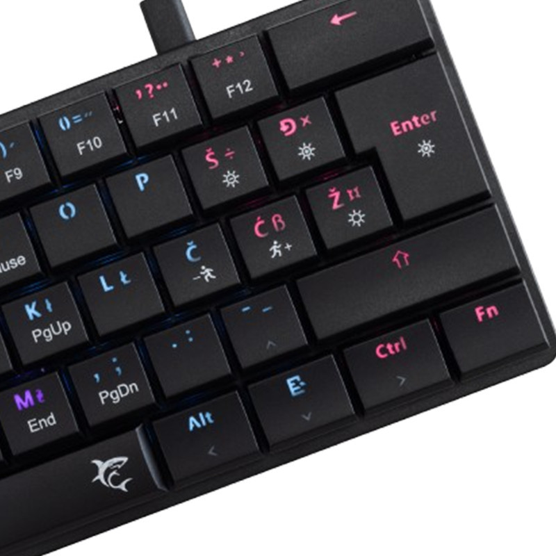 Clavier Gamer WhiteShark Nagamaki Red Switch Noir En Tunisie
