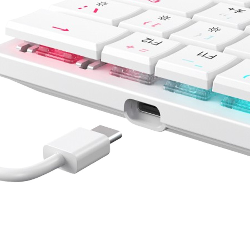 Clavier Gamer WhiteShark Nagamaki Red Switch Blanc En Tunisie