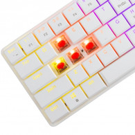 Clavier Gamer WhiteShark Nagamaki Red Switch Blanc En Tunisie