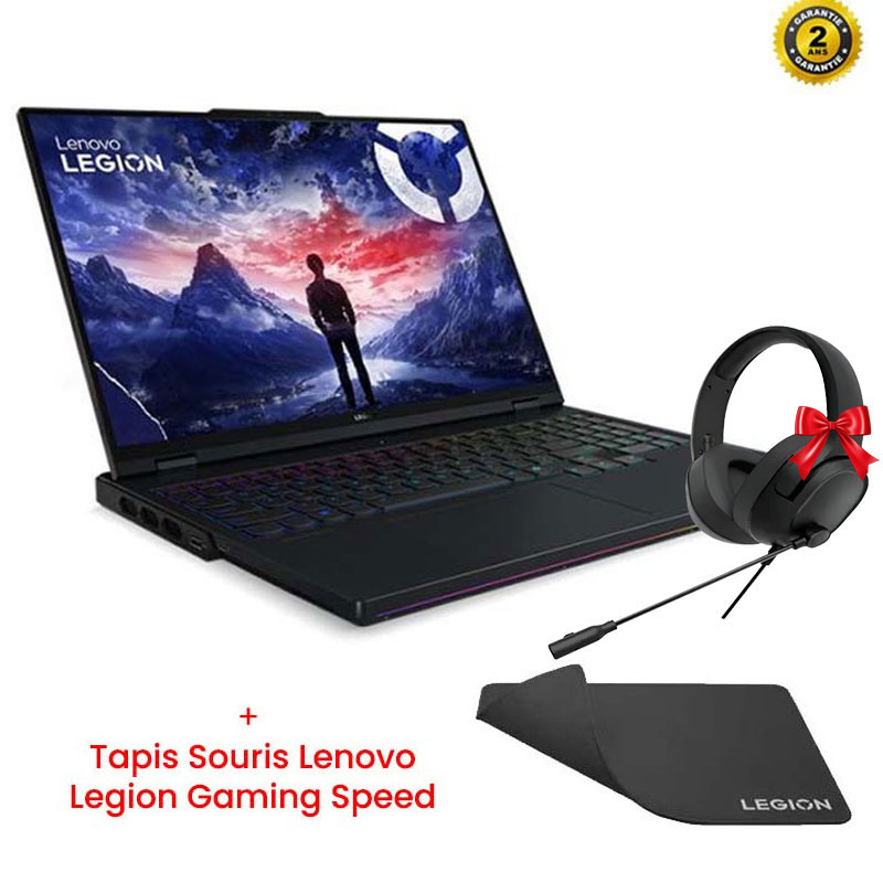 Pc Portable Lenovo Légion Pro 7 16IRX9H i9 14Gén 32Go 1To SSD Windows 11 en Tunisie Pc Portable Lenovo Légion Pro 7 16IRX9H i9 14Gén 32Go 1To SSD Windows 11 en Tunisie