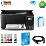 Imprimante Epson EcoTank L3251 Multifonction 3en1 à Réservoir Intégré Couleur A4 Wifi (C11CJ67409)