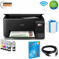 Imprimante Epson EcoTank L3250 Multifonction 3en1 à Réservoir Intégré Couleur A4 Wifi (C11CJ67408)
