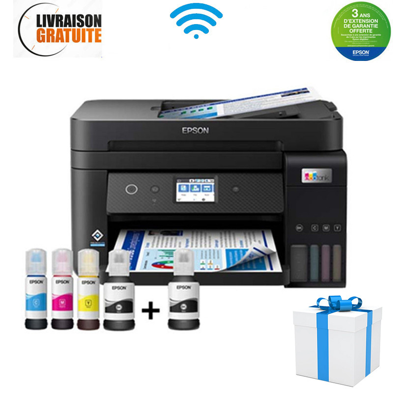 Imprimante Epson EcoTank L6290 4 En 1 à Réservoir Intégré A4 Wifi (C11CJ60405) Imprimante Epson EcoTank L6290 4 En 1 à Réservoir Intégré A4 Wifi (C11CJ60405)