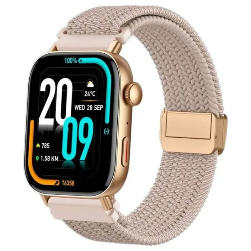 SmartWtach Colmi C8 Max Tissu Gold En Tunisie SmartWtach Colmi C8 Max Tissu Gold En Tunisie