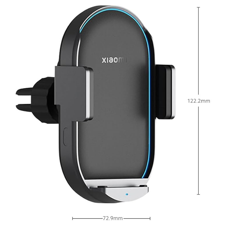 Support Voiture & Chargeur Sans Fil Xiaomi MI 50W Noir En Tunisie