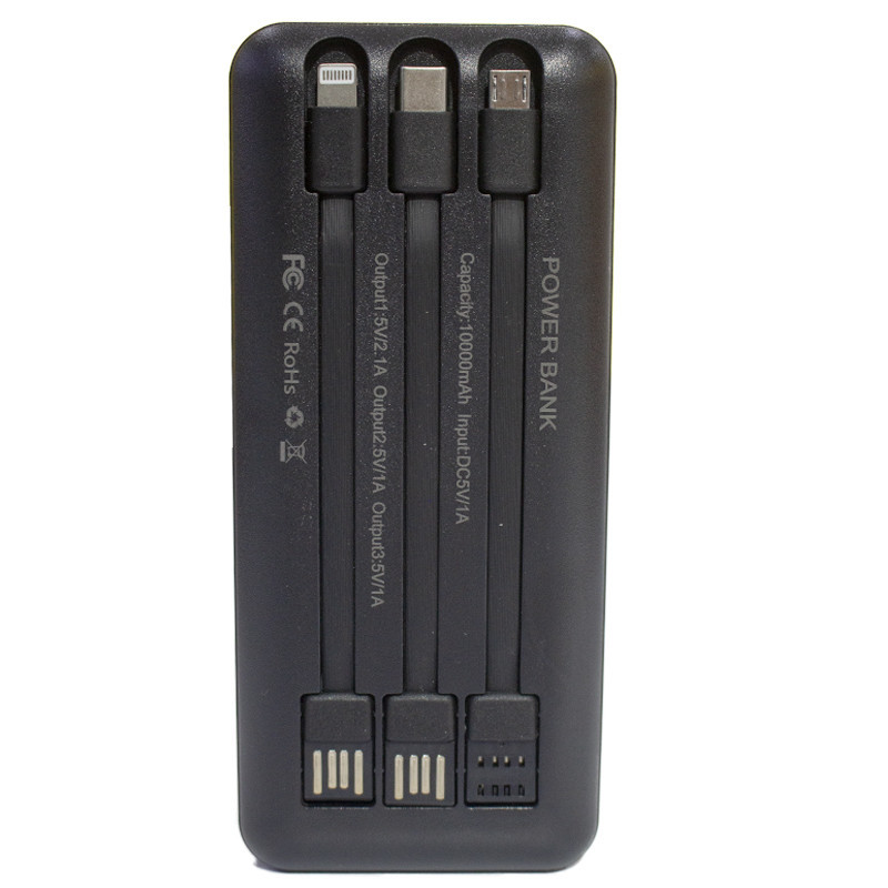 Power Bank BUA03 10000 mAh Noir en Tunisie