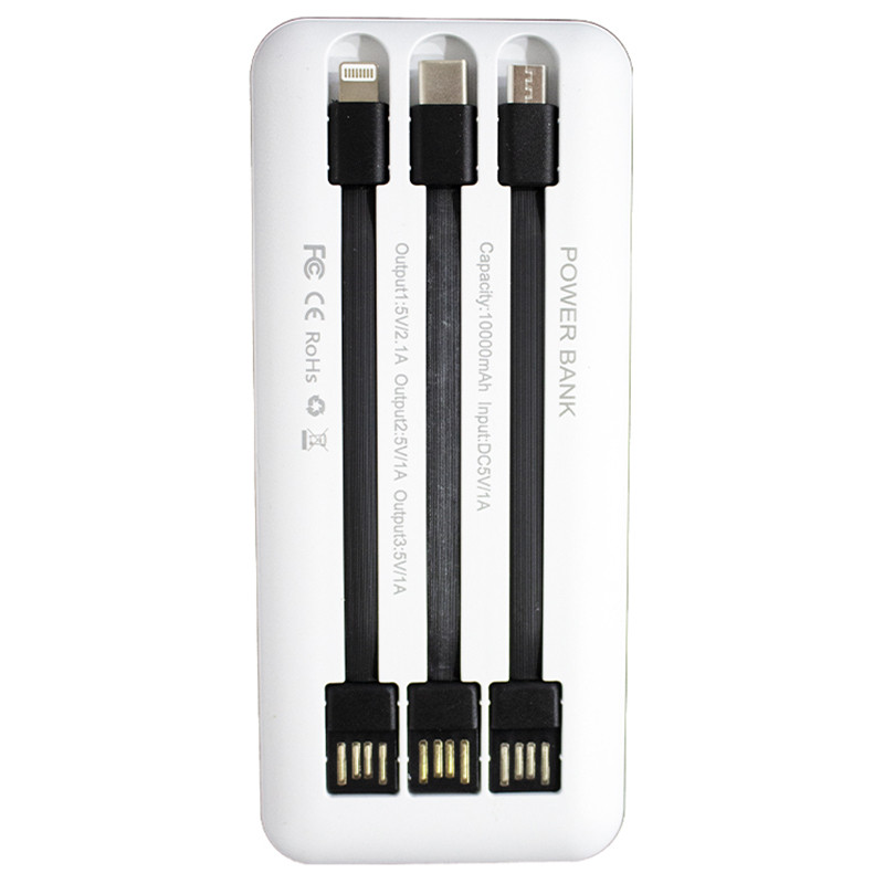 Power Bank BUA03 10000 mAh Blanc en Tunisie