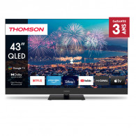 Tv Thomson 43" 43QG6C14 QLED Plus Google Tv Noir en Tunisie Tv Thomson 43" 43QG6C14 QLED Plus Google Tv Noir en Tunisie