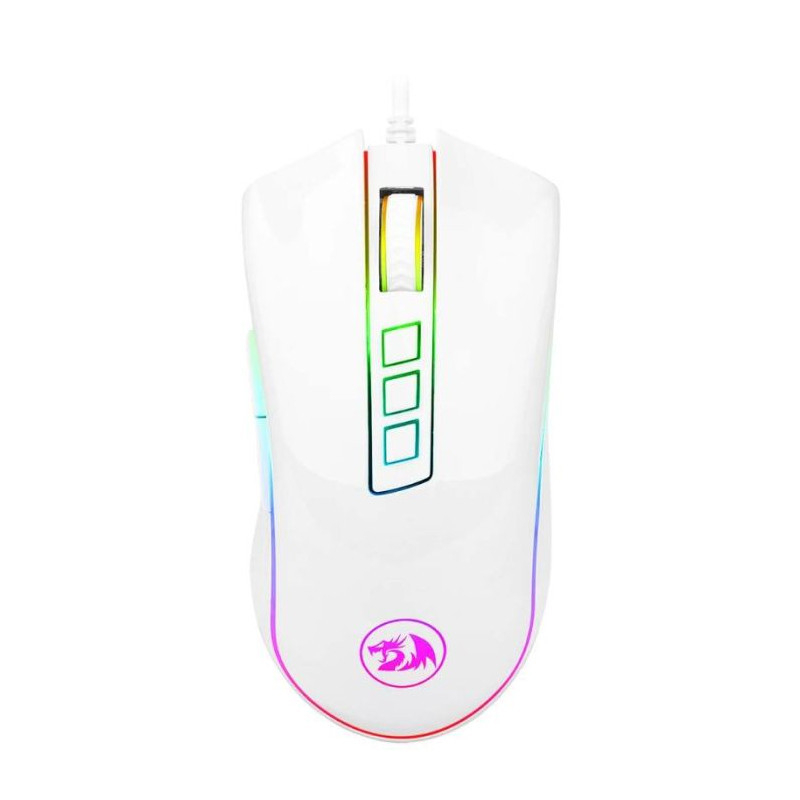 Souris Gamer Redragon Cobra M711 RGB Blanc En Tunisie Souris Gamer Redragon Cobra M711 RGB Blanc En Tunisie