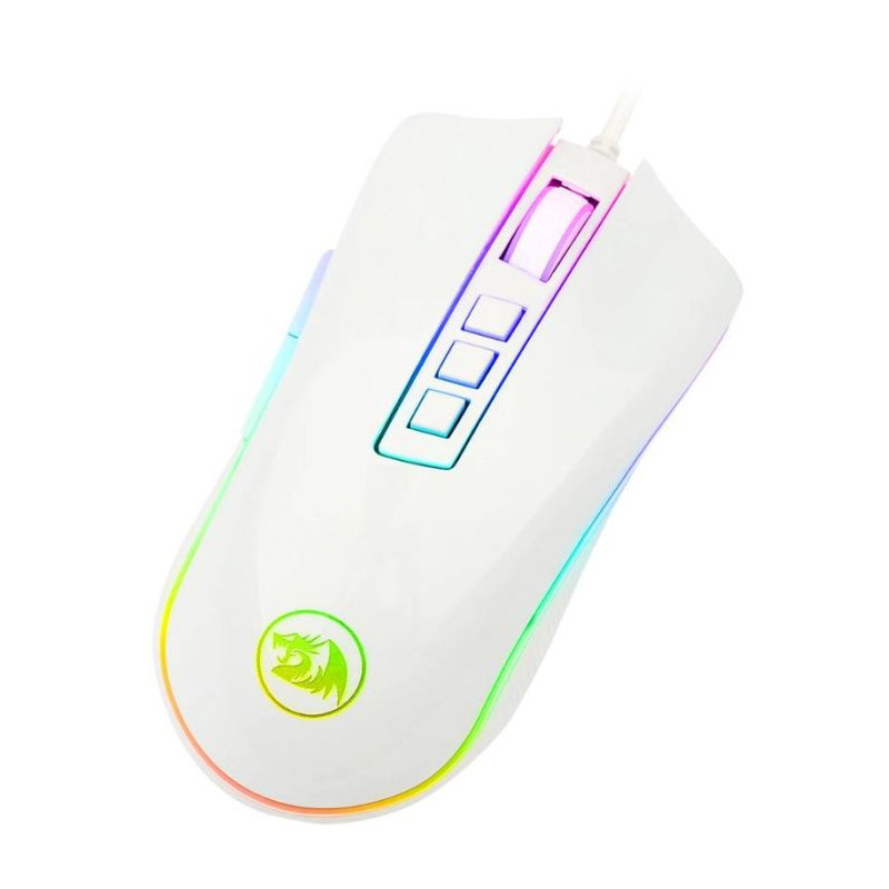 Souris Gamer Redragon Cobra M711 RGB Blanc En Tunisie