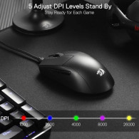 Souris Gamer Redragon K1NG 8k M996 Noir En Tunisie Souris Gamer Redragon K1NG 8k M996 Noir En Tunisie