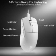 Souris Gamer Redragon K1NG 8k M996 Blanc En Tunisie Souris Gamer Redragon K1NG 8k M996 Blanc En Tunisie