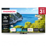 Tv Thomson 75" 75UG5C14 UHD Google Tv Noir en Tunisie Tv Thomson 75" 75UG5C14 UHD Google Tv Noir en Tunisie