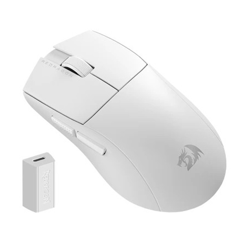 Souris Gamer Sans Fil Redragon K1NG 4K PRO M916 PRO Blanc En Tunisie