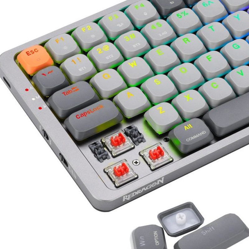 Clavier Gamer Redragon Azure Pro RGB Blanc En Tunisie