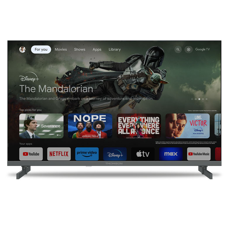 TV Thomson 50" 50QG4S14 QLED Side Feet Google Tv Noir en Tunisie TV Thomson 50" 50QG4S14 QLED Side Feet Google Tv Noir en Tunisie