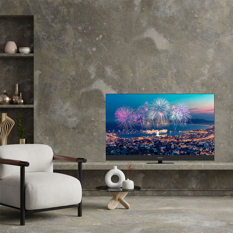 Tv Thomson 50" 50QG6C14 QLED Plus Google Tv Noir en Tunisie
