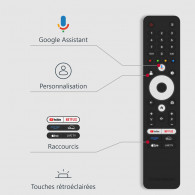 Tv Thomson 50" 50QG6C14 QLED Plus Google Tv Noir en Tunisie Tv Thomson 50" 50QG6C14 QLED Plus Google Tv Noir en Tunisie