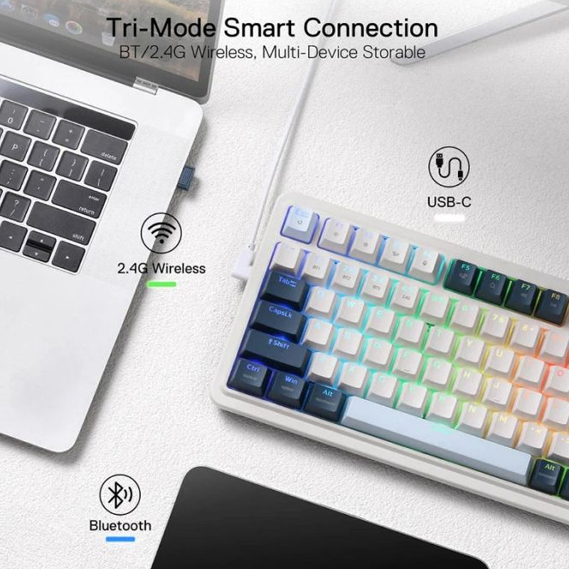 Clavier Gamer Redragon Eisa Pro K686WB RGB Bleu En Tunisie