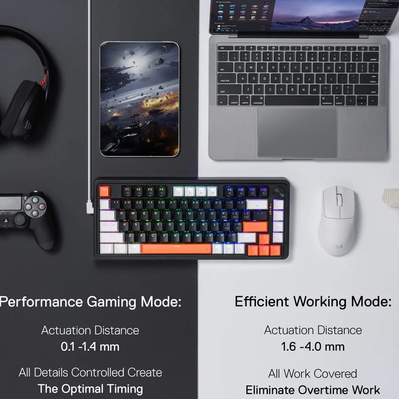Clavier Gamer Redragon Land Shaker RGB Noir En Tunisie