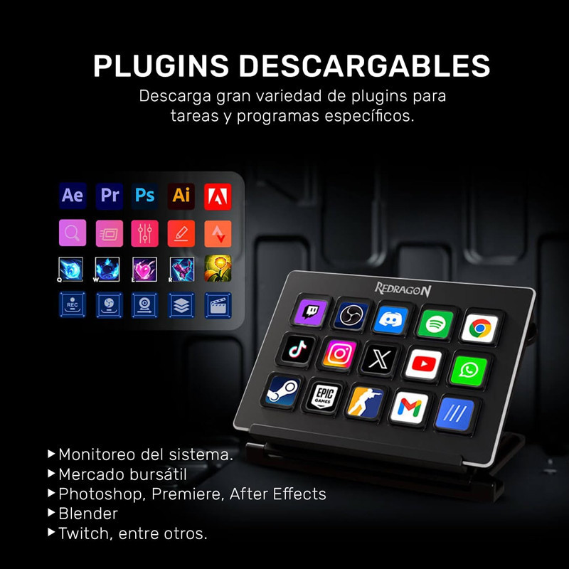 Streamcraft Redragon SS550 Noir En Tunisie