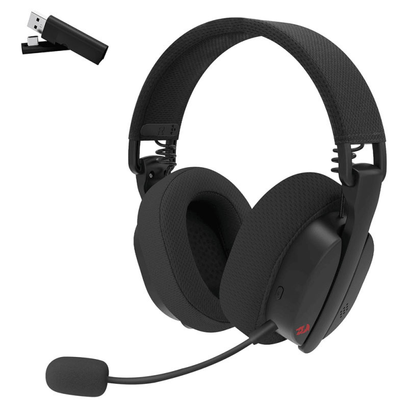 Micro Casque Sans Fil Gaming Redragon Luce H888 Noir en Tunisie