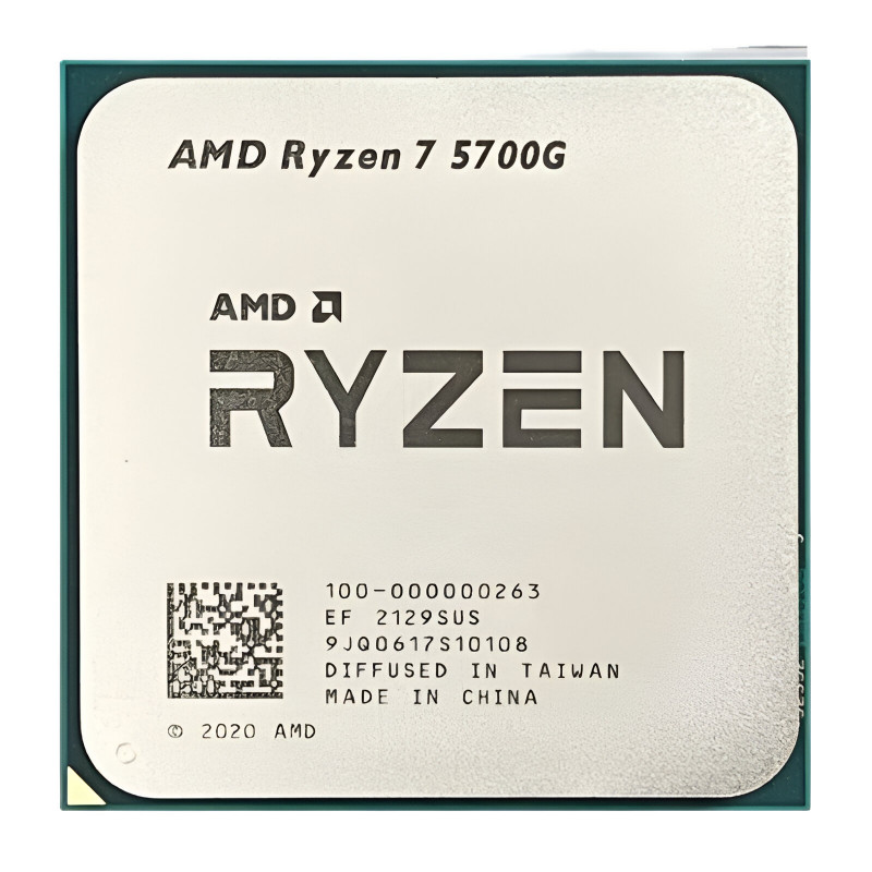 Processeur AMD Ryzen7 5700G 4.6GHz AM4 Tray En Tunisie