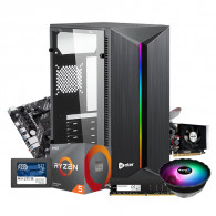 Pc De Bureau Gamer Lightgaming R5 3500 AMD Ryzen 5 16Go 512Go SSD Noir