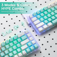 Clavier Gamer Mécanique Redragon Castor Pro K631 RGB Blanc En Tunisie Clavier Gamer Mécanique Redragon Castor Pro K631 RGB Blanc En Tunisie