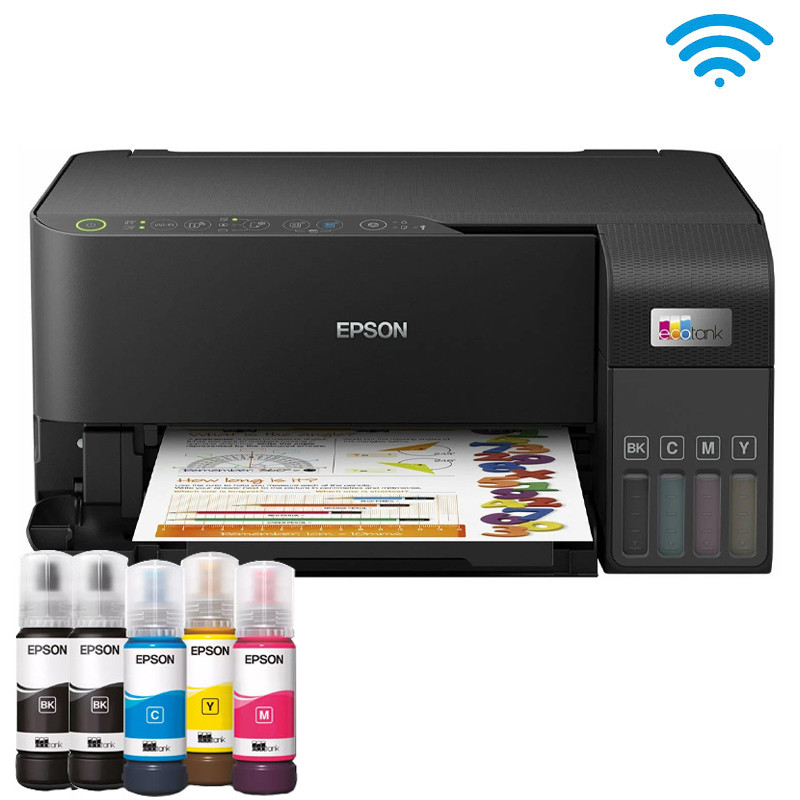 Imprimante Epson EcoTank L3550 à Réservoir d'Encre Couleur Wifi en Tunisie